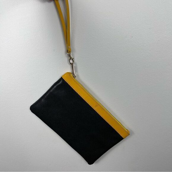 Garuglieri Leather Wristlet Clutch Cosmetic Bag - Picture 6 of 10